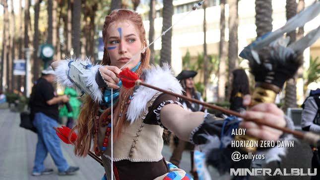 A cosplayer at Wondercon 2025.
